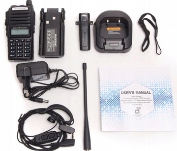 Baofeng UV-82 5W Walkie Talkie Radio РАЗБЛОКИРОВАННЫЕ УСЛУГИ FM-РАДИО