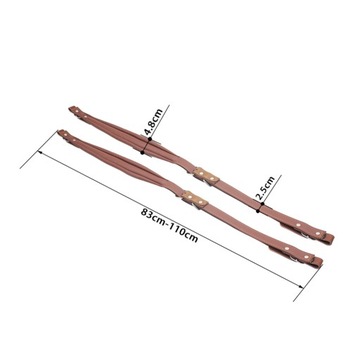 ПАРА ВОДОНЕПРОНИЦАЕМЫХ РЕГУЛИРУЕМЫХ КОЖАНЫХ РЕМНЕЙ-АККОРДЕОНА