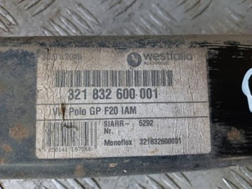 Vilkimo kablys VW POLO V 6R 6C 08-17 – nuotrauka 12