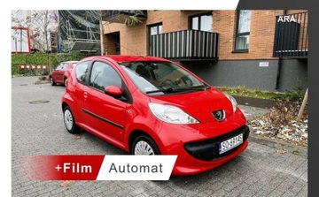 Peugeot 107 Hatchback 5d 1.0 12V 68KM 2007 Peugeot 107 Automat Super Stan klima elektryka...