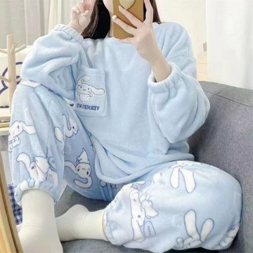 Ciepła Piżama Sanrio Hellokitty Cinnamoroll Kuromi