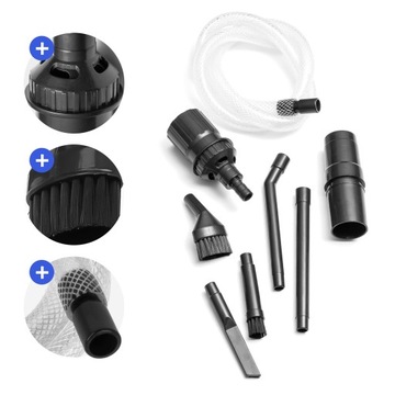 ZESTAW MINI KOŃCÓWEK DO CZYSZCZENIA SAMOCHODU PRECYZYJNE DETAILING 8 EL