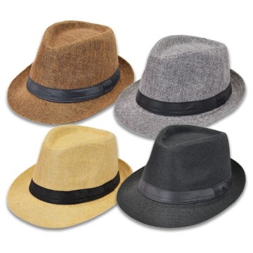 ЛЕТНЯЯ ШЛЯПА-ФЕДОРА с лентой для пляжа городская летняя унисекс РАЗНЫЕ ЦВЕТА