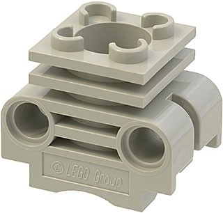 LEGO Technic Silnik 2850a - Szary/Light Gray