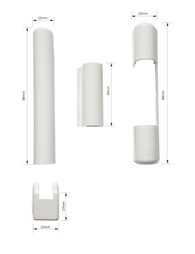 НАКЛАДКИ НА ПЕТЛИ FEWB RHOMBUS для окон и дверей ПВХ