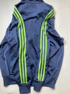 ADIDAS ADICOLOR / Originals niebieska BLUZA na zamek vintage / rozmiar M