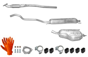 OPEL ZAFIRA B 1.6 1.8 2.2 TŁUMIKI UKŁAD WYDECHOWY