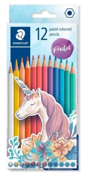 Kredki Pastelowe Staedtler 12 kolorów Dla Dzieci