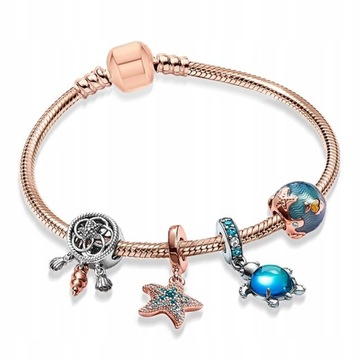 BAOPON 2024 New Silver Color Charm Bracelets