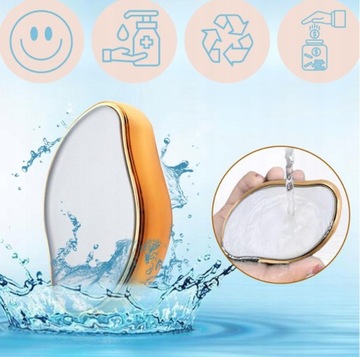 БЕЗБОЛЕЗНЕННЫЙ ДЕПИЛЯТОР ДЛЯ УДАЛЕНИЯ ВОЛОС ОТшелушивающий кристаллический ластик РУЧНОЙ