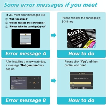 ЧЕРНИЛА ДЛЯ ПРИНТЕРА EPSON 603 XL FENTEC