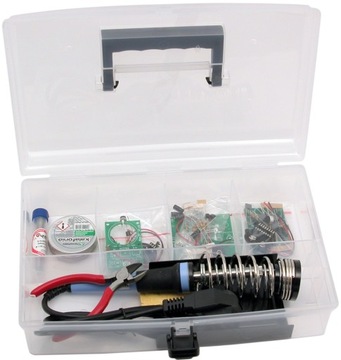Pakiet Startowy Elektronika: narzędzia + 3 zestawy AVT, DIY, AVTPSE