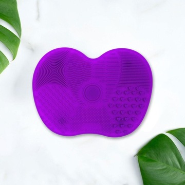 Коврик силиконовый для чистки кистей для макияжа, в двух упаковках, глубокий, 4 шт.