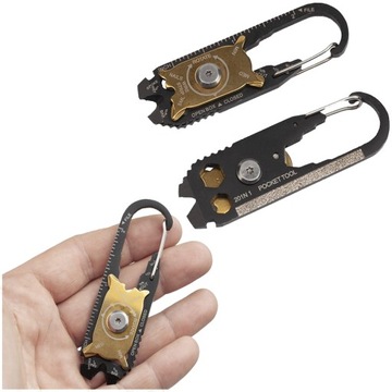 BRELOK - KARABIŃCZYK - MULTITOOL 20W1 MT-030