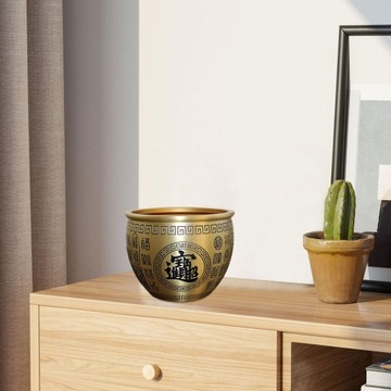 Mosiężna miska Feng Shui powodzenia miska róg obfitości na prezent na nowy