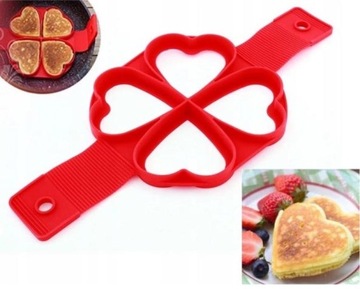 СИЛИКОНОВАЯ ФОРМА ДЛЯ ЯИЧНЫХ БЛИНЧИКОВ, АНТИПРИГАРНАЯ, цветы цветы