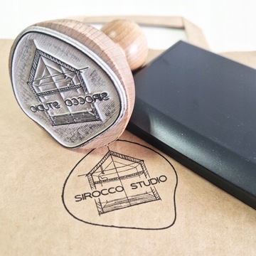 Ручной штамп 40 мм с вашим ЛОГОТИПОМ, текстом, графикой, УЗОРАМИ, рисунками.