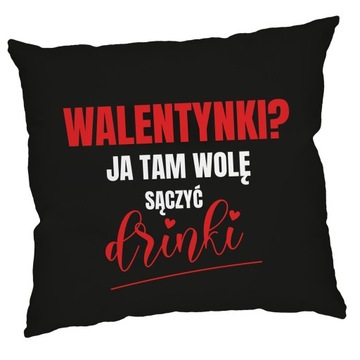 PODUSZKA NA WALENTYNKI PREZENT NA WALENTYNKI PREZENT DLA DZIEWCZYNY NADRUK