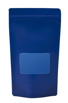 Worek DOYPACK niebieski 500 ml + okienko 50szt.