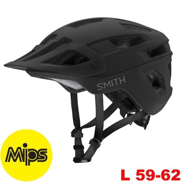 SMITH USA KASK rowerowy ENGAGE MIPS MTB mat black L 59-62 regulowany daszek