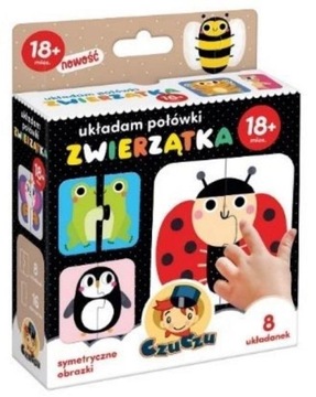 CZUCZU UKŁADAM POŁÓWKI ZWIERZĄTKA 18M+