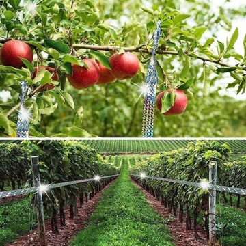 TAŚMA ODSTRASZAJĄCA PTAKI | 5cm / 50m | ODSTRASZACZ PTAKÓW DO OGRODU