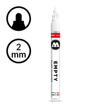 Pusty marker Molotow 111EM - 2 mm - round