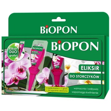 BIOPON Eliksir do storczyków 5x40ml + 1 GRATIS