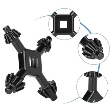 УНИВЕРСАЛЬНАЯ СВЕРЛИЛЬНАЯ ГОЛОВКА КЛЮЧ ПАТРОННЫЙ КЛЮЧ 6–13 мм 4 в 1