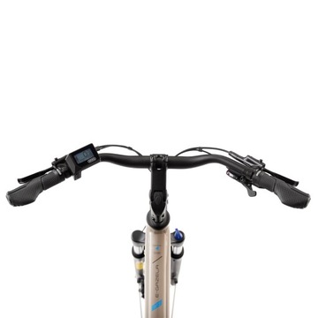 Трекинговый велосипед Romet e-Gazela 2.0 19 дюймов 29 дюймов бежевый 504 Втч (2024 г.)