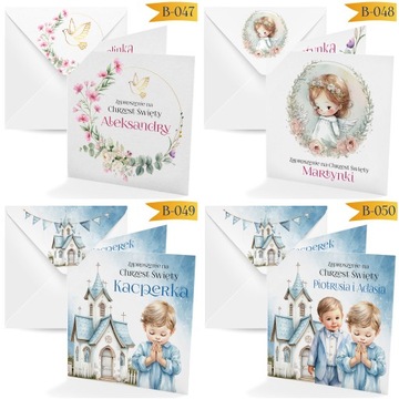 ПРИГЛАШЕНИЕ НА КРЕЩЕНИЕ + ИМЯ РЕБЕНКА + ОТЛИЧНОЕ КАЧЕСТВО + ПЕЧАТНЫЙ КОНВЕРТ