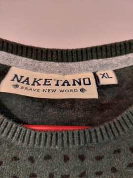 Naketano, ładny sweter ,roz XL