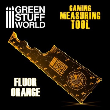 GSW Gaming Measuring Tool - Fluor Orange 8 inches
