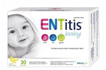 Entitis Baby smak bananowy, 30 saszetek