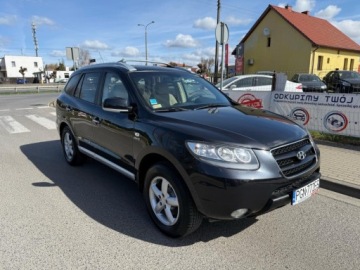 Hyundai Santa Fe II SUV 2.2 CRDi 155KM 2007 Hyundai Santa Fe 4X4 KLIMATYZACJA PARKTRONIC GRZANE FOTELE JANSNE WNETRZE, zdjęcie 3