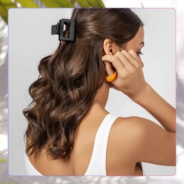 Набор из 5 штук: матовые черные заколки для волос, классические легкие базовые заколки.