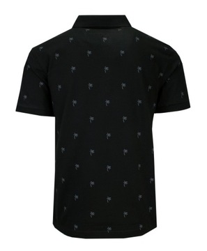 Czarna Koszulka POLO w Palmy QUICKSIDE XL