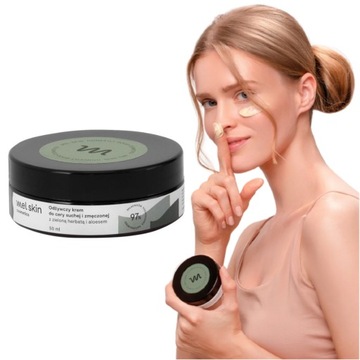 KREM DO TWARZY nawilżający ODŻYWCZY zielona herbata + aloes SKÓRA SUCHA SPF