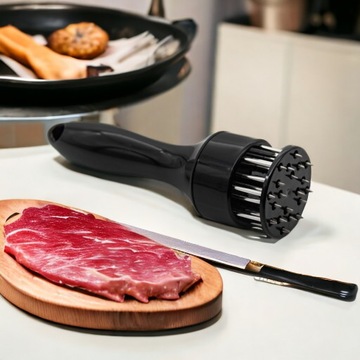 Протыкатель мяса Tragar, тендерайзер, 24 лезвия, тендерайзер, пестик для свиной шеи