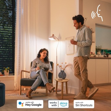 Светодиодная лампа E27 PHILIPS Smart Colorful Light 11Вт (75Вт) 1055лм