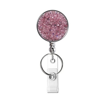 New Design 1 Piece Top Quality Fashion Glitter Retractable Nurse Badge