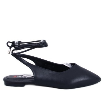 Czarne Skóra ekologiczna Inny materiał r.36