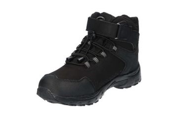 AMERICAN CLUB WT66 TRAPERY TREKKINGI BUTY ZIMOWE ŚNIEGOWCE NA RZEP BLK 37