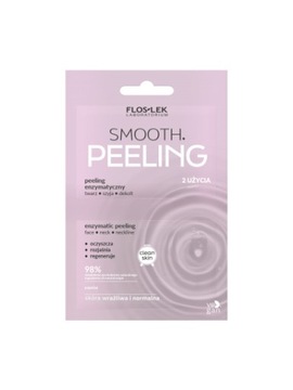 Floslek Smooth Peeling Enzymatyczny Twarz, Szyja, Dekolt 2x4ml