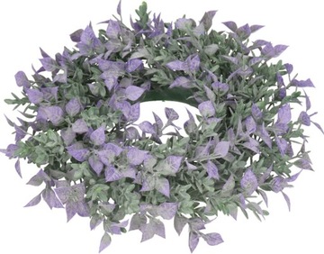 ДЕКОРАТИВНЫЙ ВЕНОК, ЦВЕТОЧНЫЙ КРЕМ, ОРНАМЕНТ, 20-25СМ