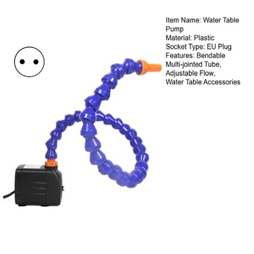 Детский настольный водяной насос с гибкой многосоставной трубкой и регулируемым потоком.