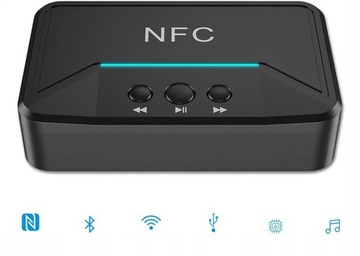 Беспроводной аудиоприемник BT 5.0 NFC Беспроводной аудиоадаптер AUX