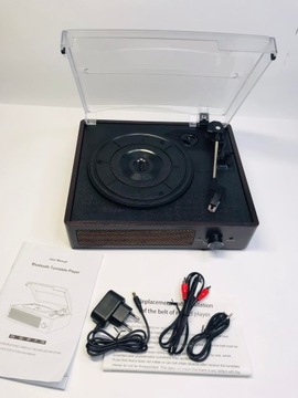 3-скоростной проигрыватель MASOCO с Bluetooth AUX RCA