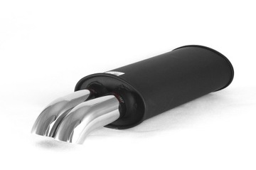 TŁUMIK SPORTOWY BUZZER 2X70 MM DIESEL BENZYNA 55