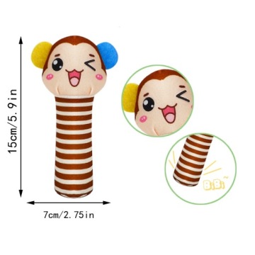 СЕНСОРНАЯ ПЛЮШЕВАЯ ИГРУШКА, ПОГРЕМКА ДЛЯ ДЕТЕЙ, ШЕЛП